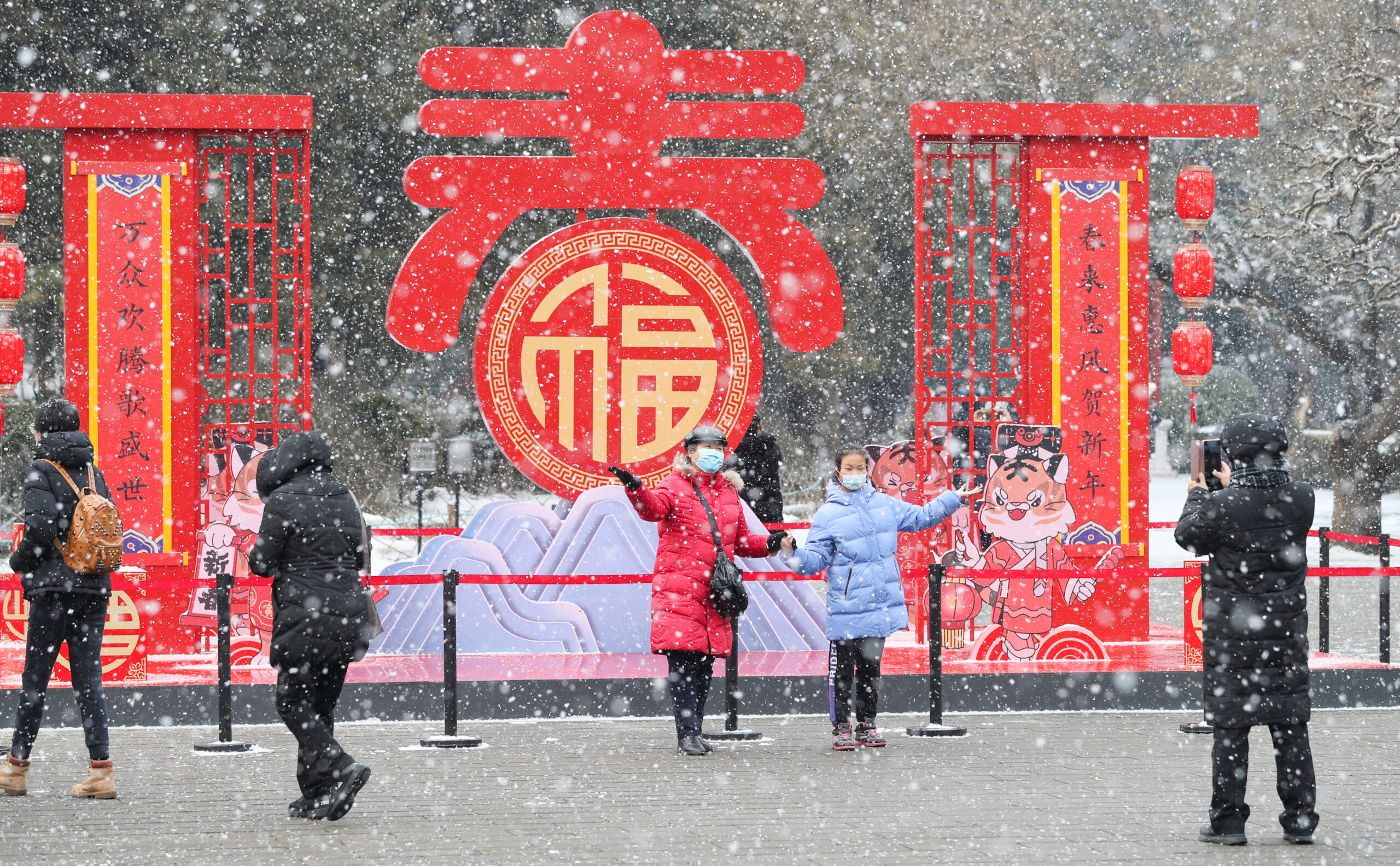 北京迎来2022年首场降雪
